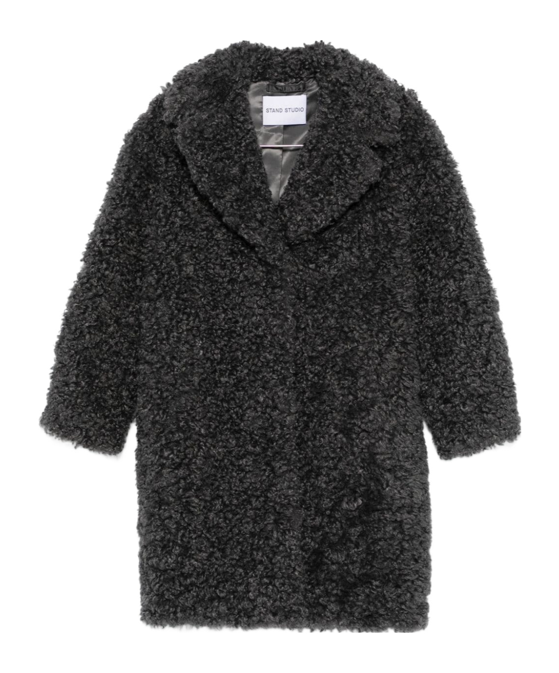 Stand Studio Nicole Fur Coat In Black