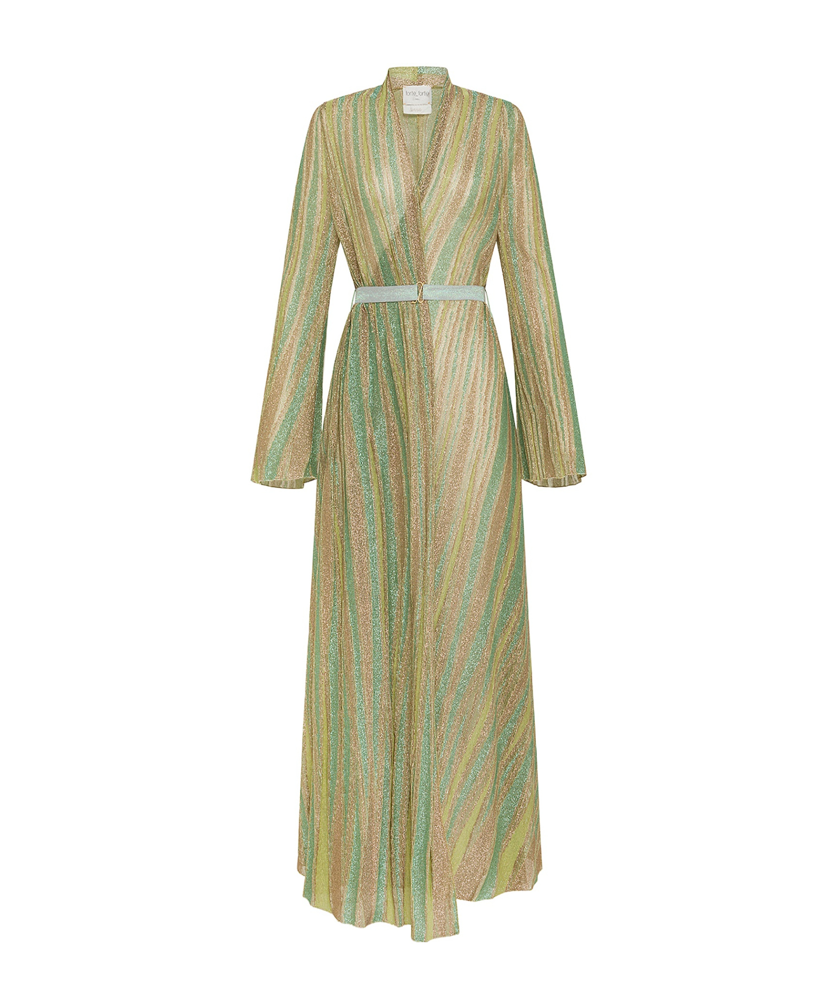 Forte Forte Dress In Lurexshot Jersey With Crossover Front