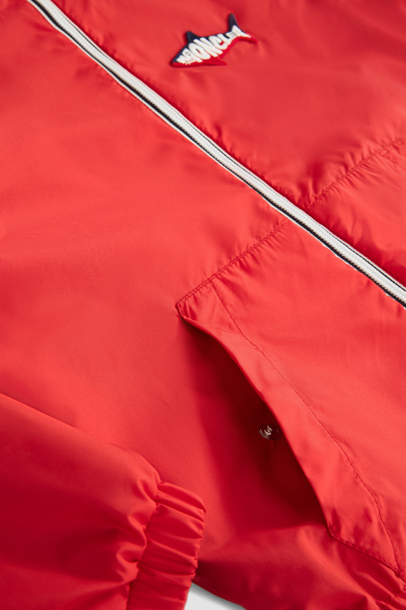 Moncler Olchard Reversible Hooded Jacket In Red