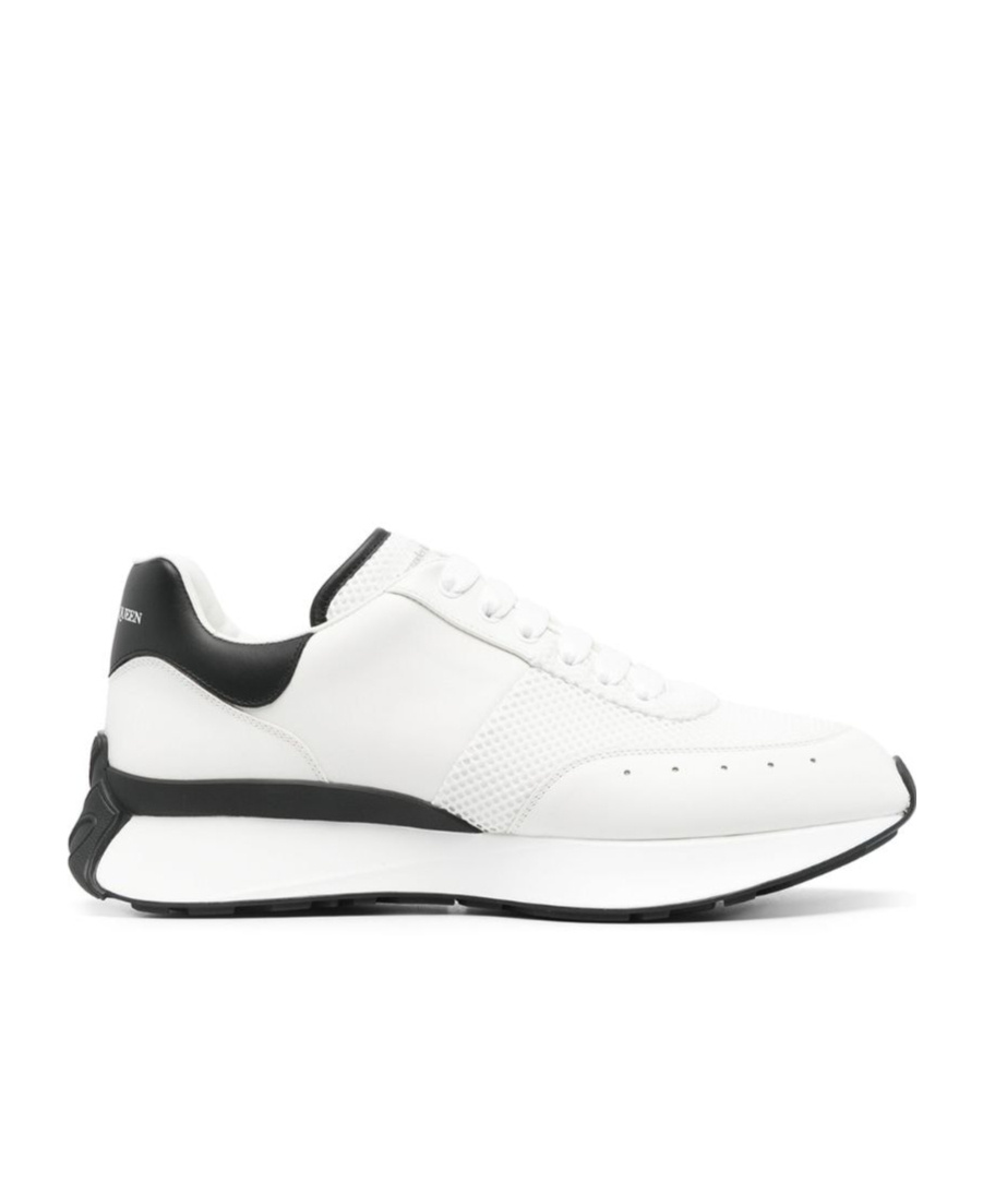 Alexander Mcqueen White Logo Sneakers In White