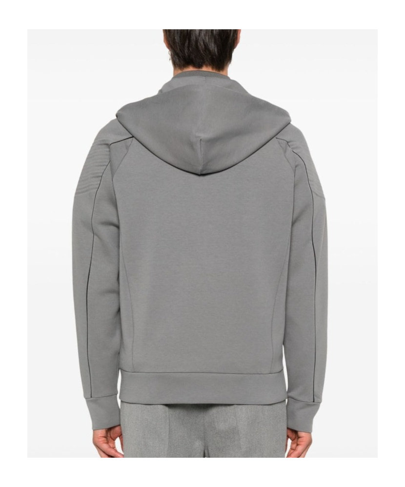 HUGO BOSS ZIPPERED HOODED SWEATSHIRT 