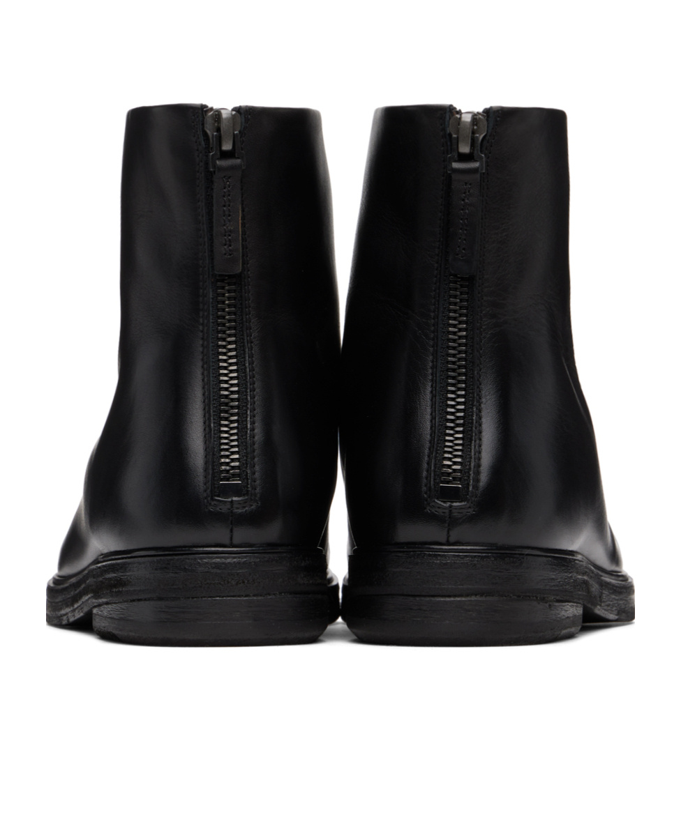 Marsèll Black Zucca Zeppa Ankle Boots In Black