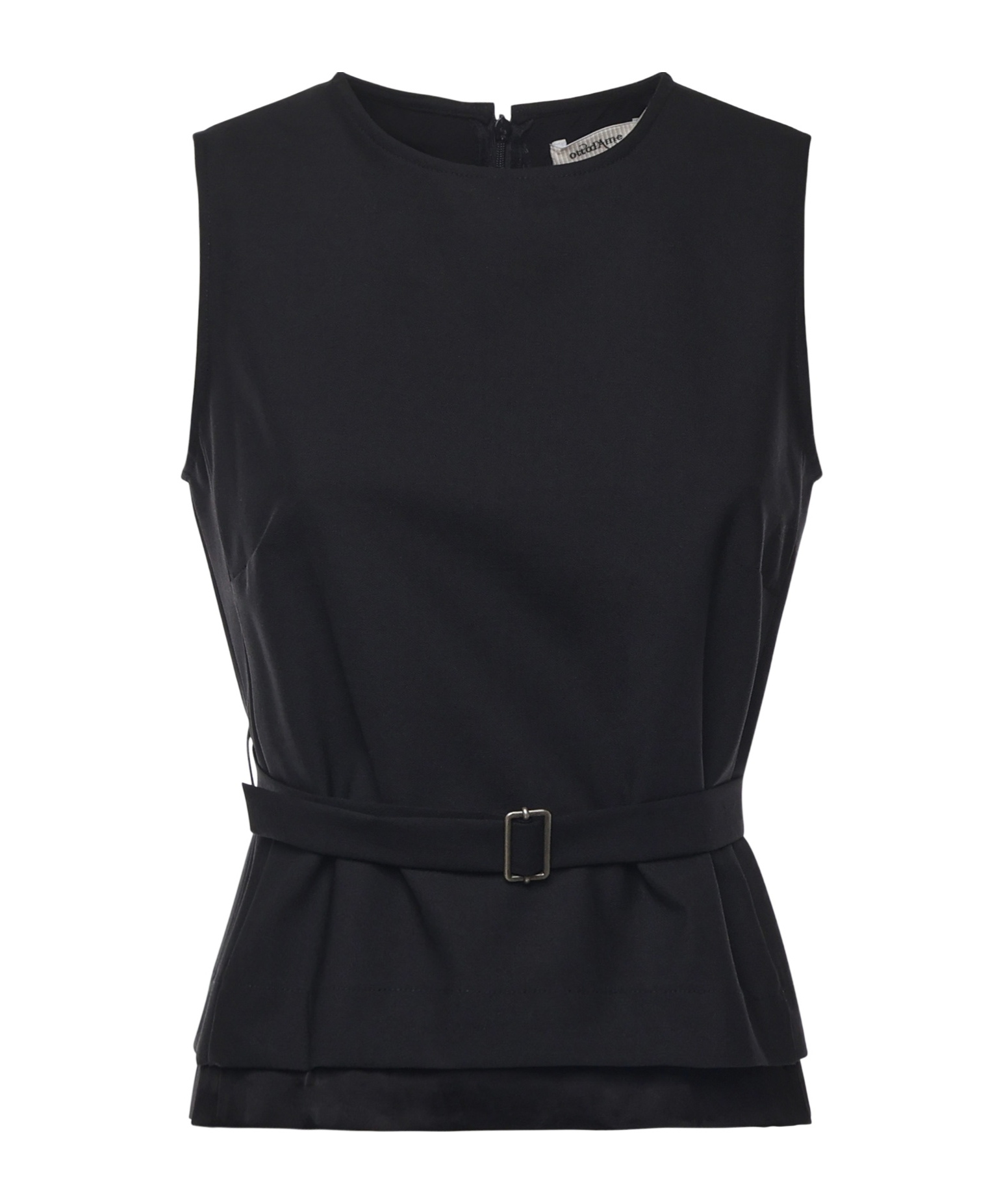 Ottod'ame Belted Blouse In Blue