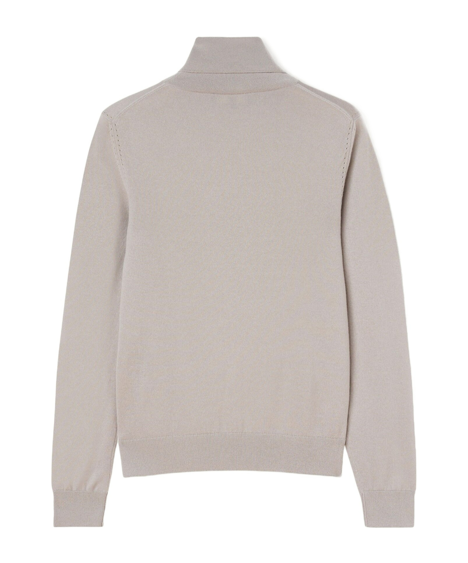 Loro Piana Cashmere Turtleneck Sweater In Gray Birch