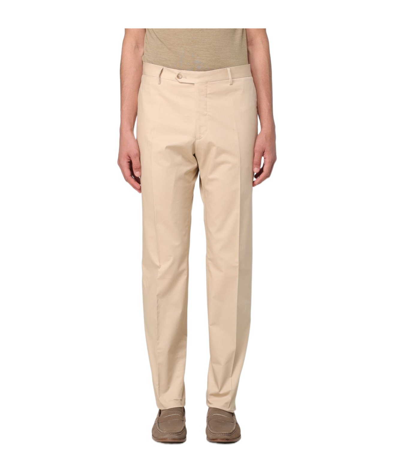 Tagliatore Button Suit In Nude