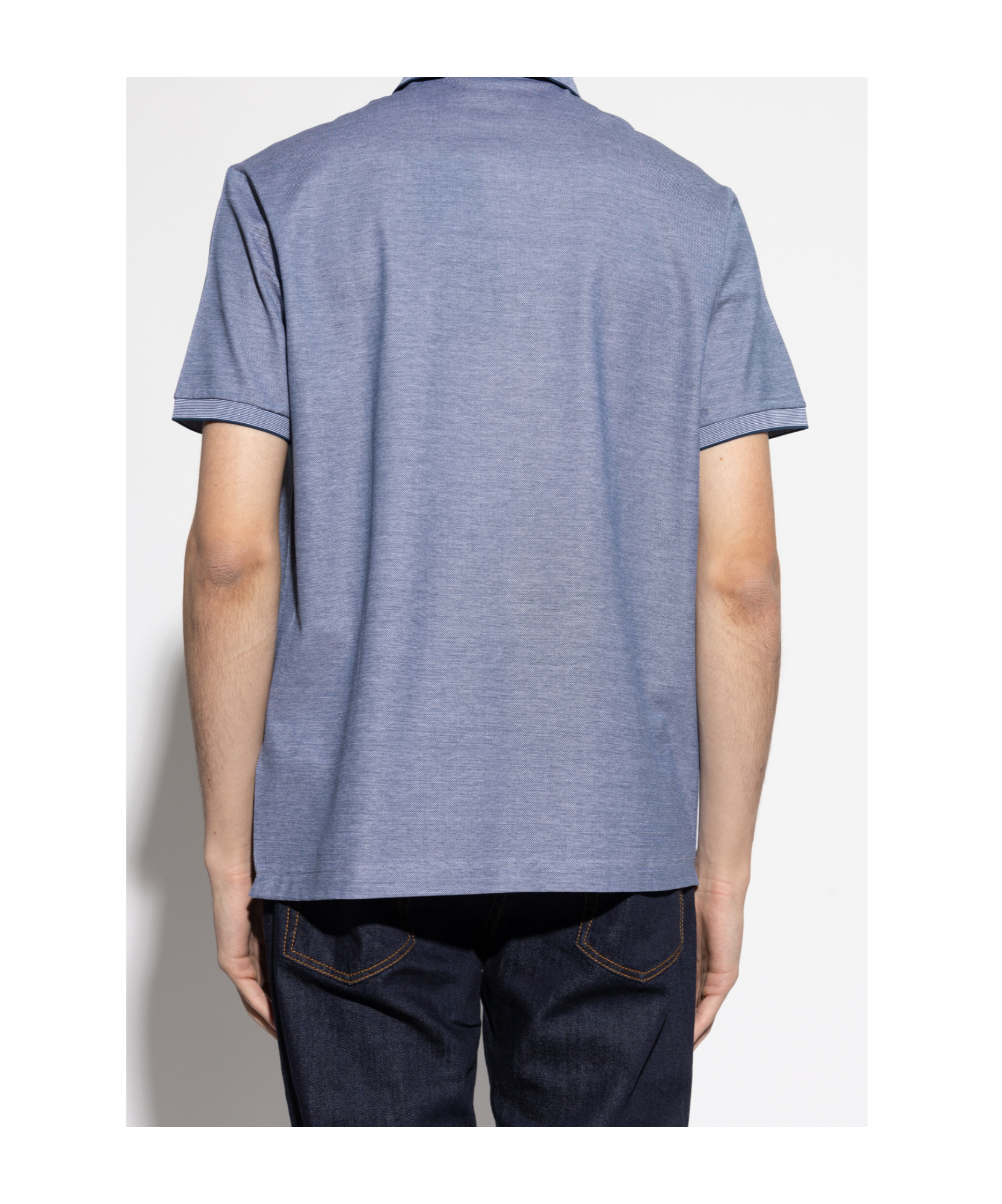 Paul & Shark Cotton Polo Shirt In Blue