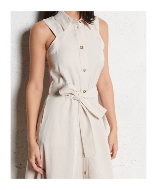 Shop Liu •jo Panelled Midi Dress In White