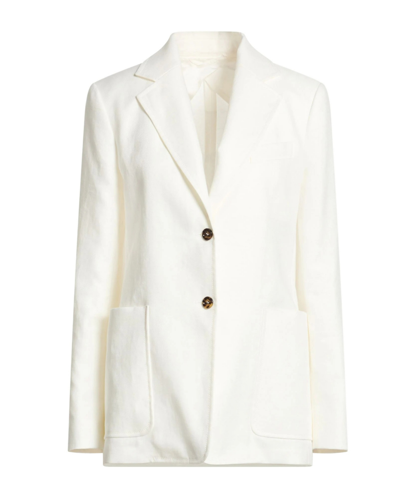 Max Mara Single-breasted Blazer In White