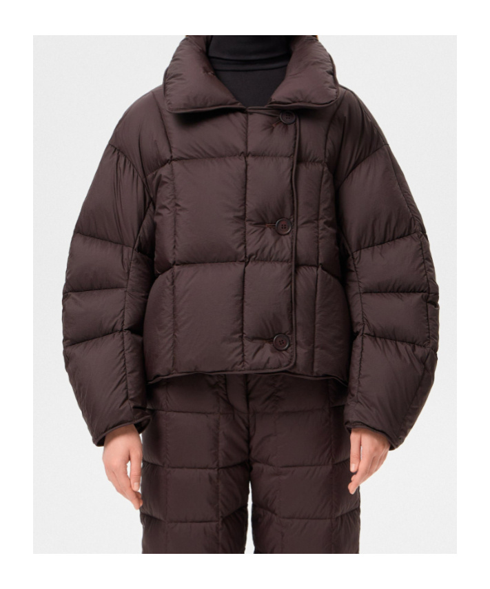 Ienki Ienki Cozy Cloud Micro Jacket In Brown