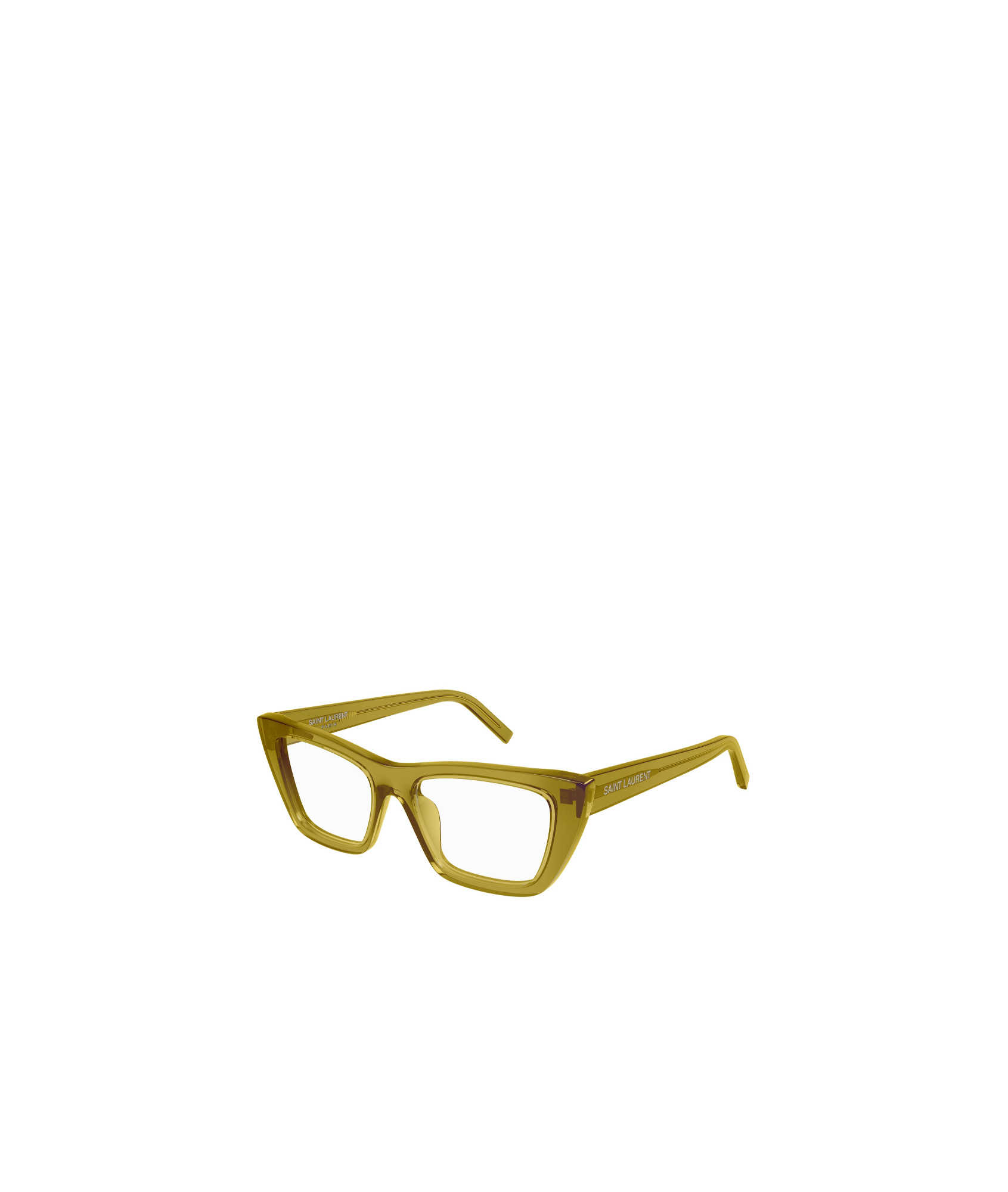 Saint Laurent Full-frame Flat Mirror In Brown