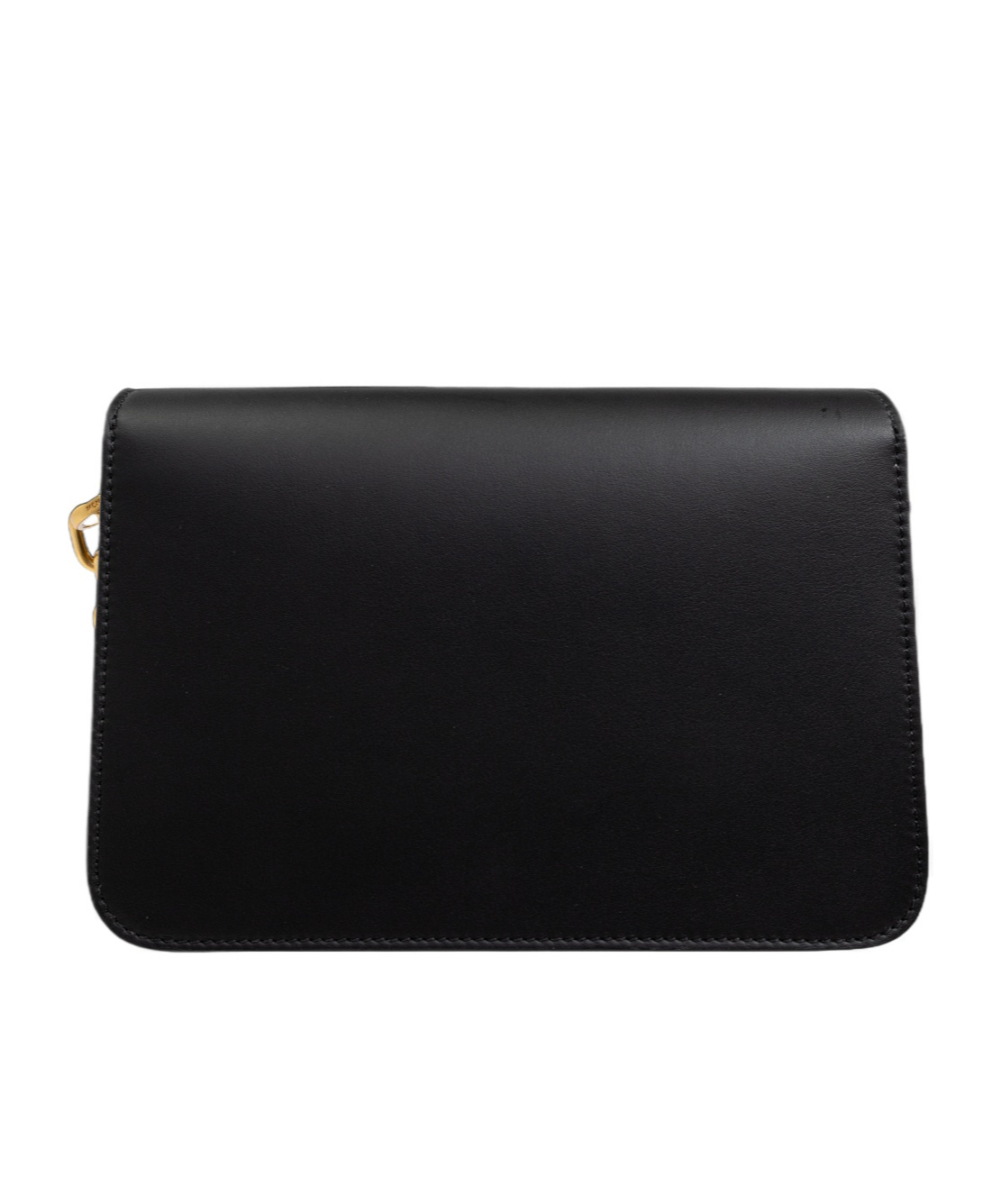 Mcm Black Leather Small Himmel Laurel Crossbody Bag In Black