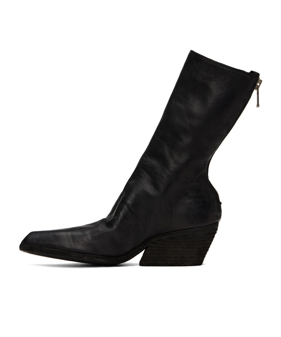 Guidi Tex-mex Mid-height Boots In Black