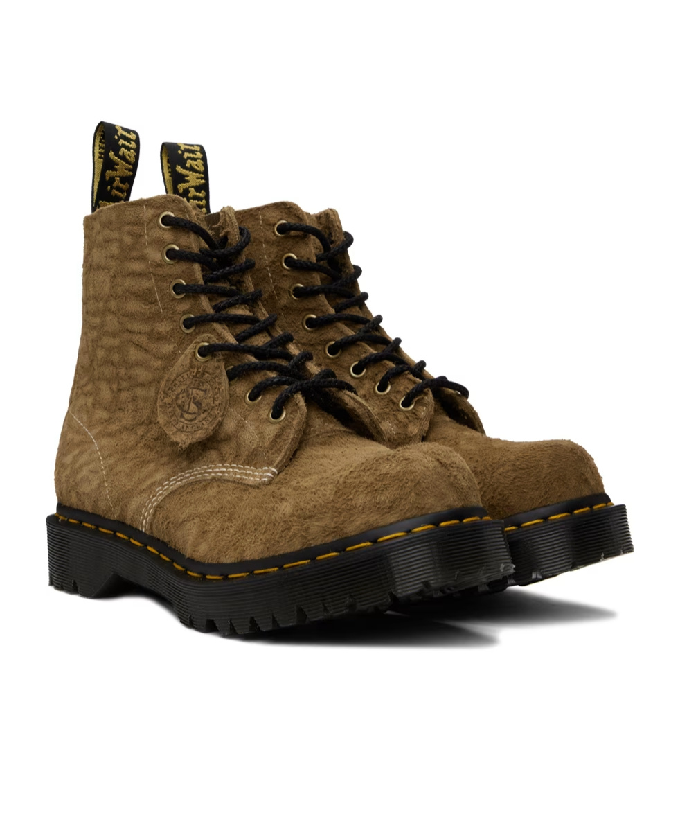 Dr. Martens' 1460 Pascal Bex Short Boots In Brown