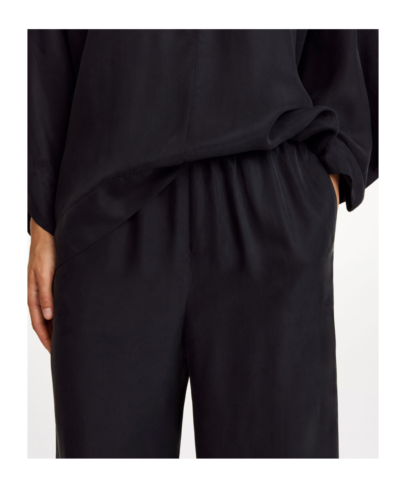 Shop By Malene Birger Mirabello Trousers In Black