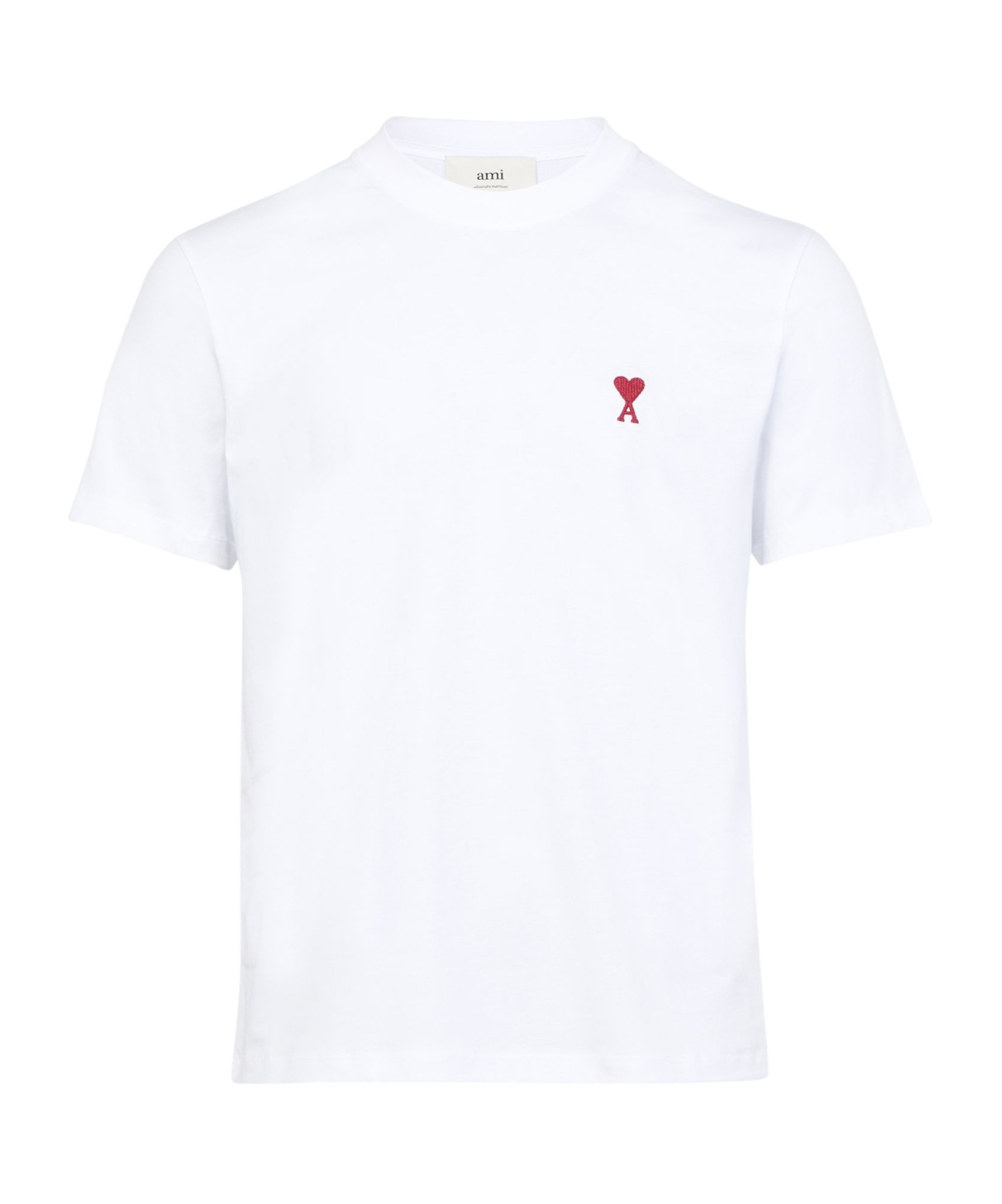 Shop Ami Alexandre Mattiussi Short-sleeved T-shirt In White
