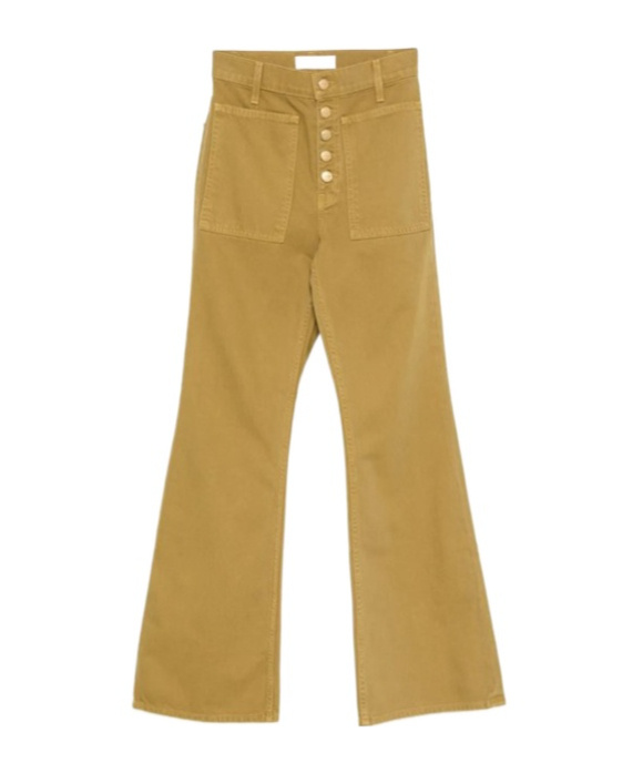 Ulla Johnson The Lou Button Up Jean In Brown