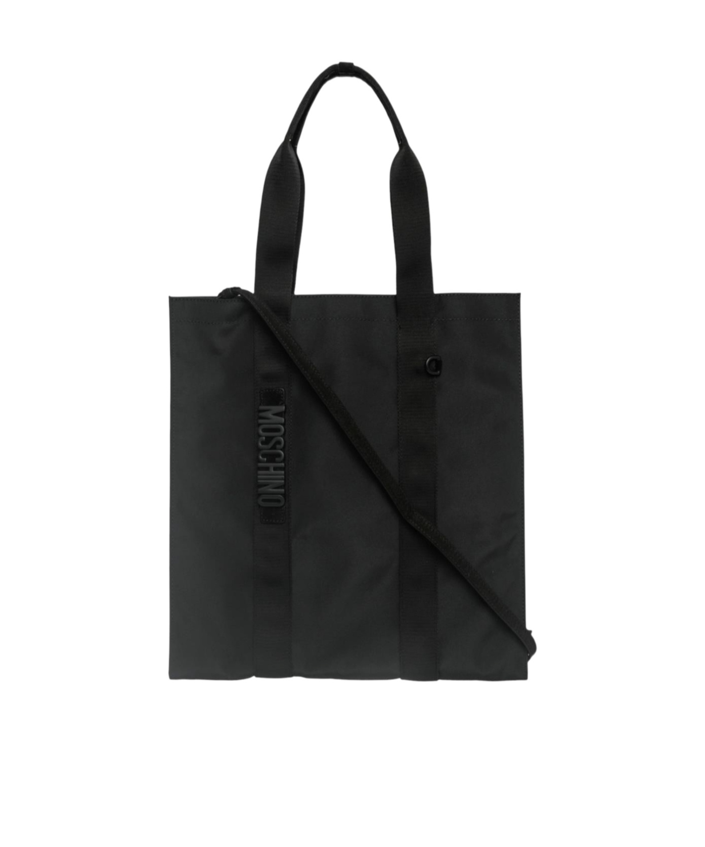 Moschino Cordura Tote Bag In Black