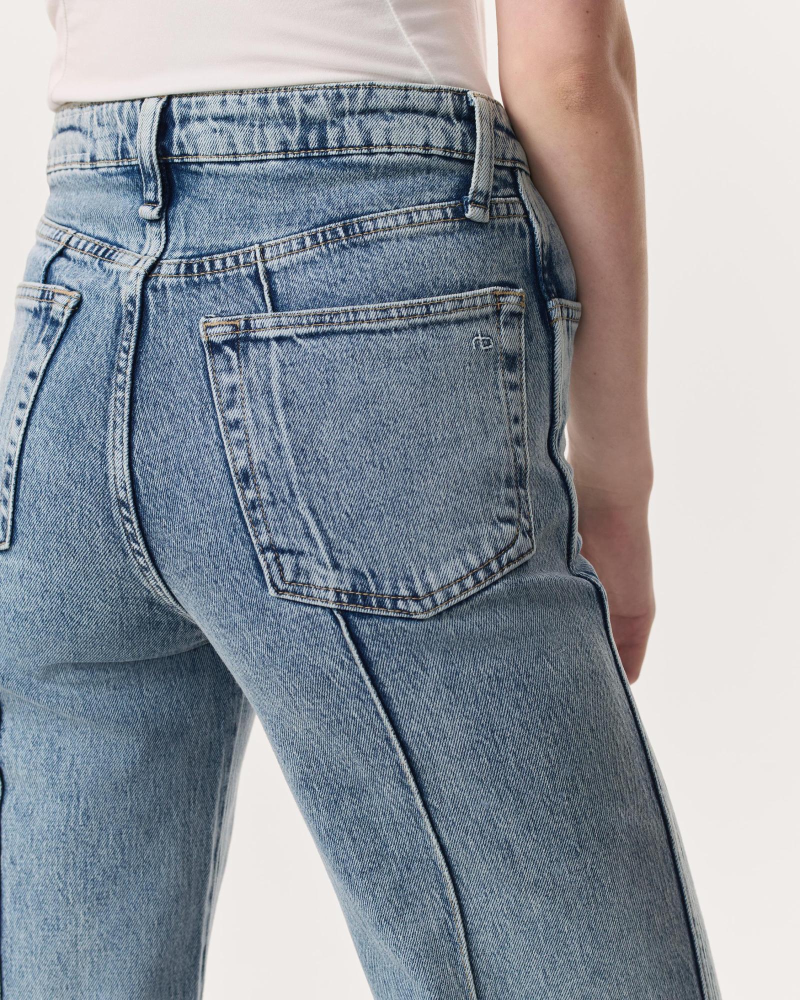 Rag & Bone Skylar High-rise Trouser Jeans In Light Indigo