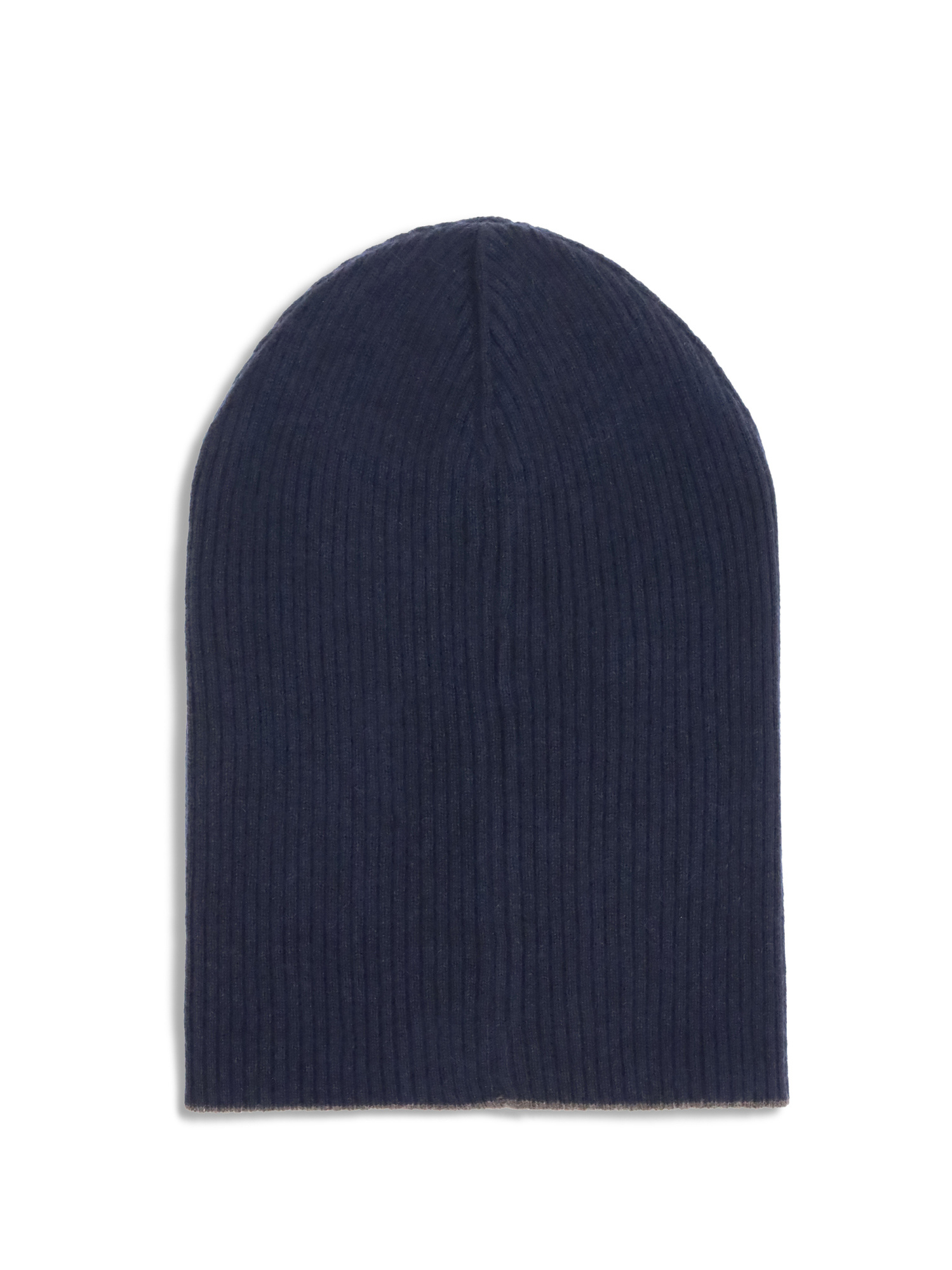 Brunello Cucinelli Ribbed Cashmere Beanie In Black