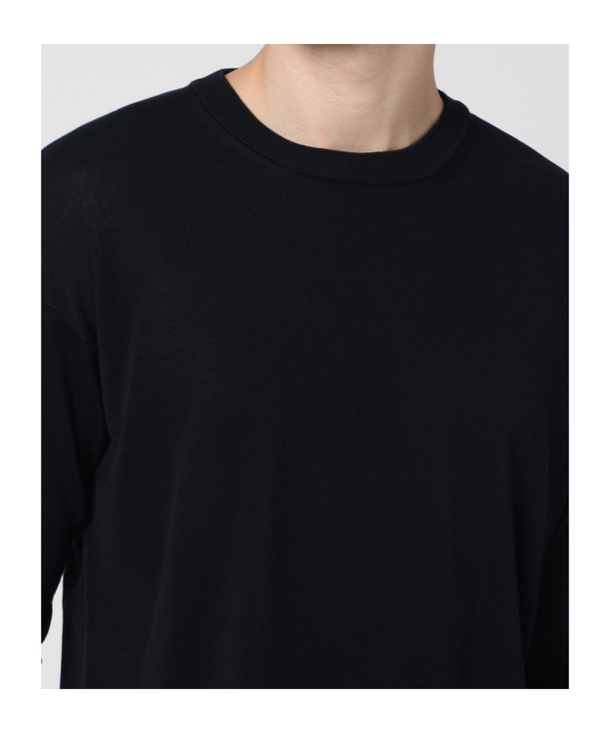 Roberto Collina Long-sleeve Crew-neck T-shirt In Blue