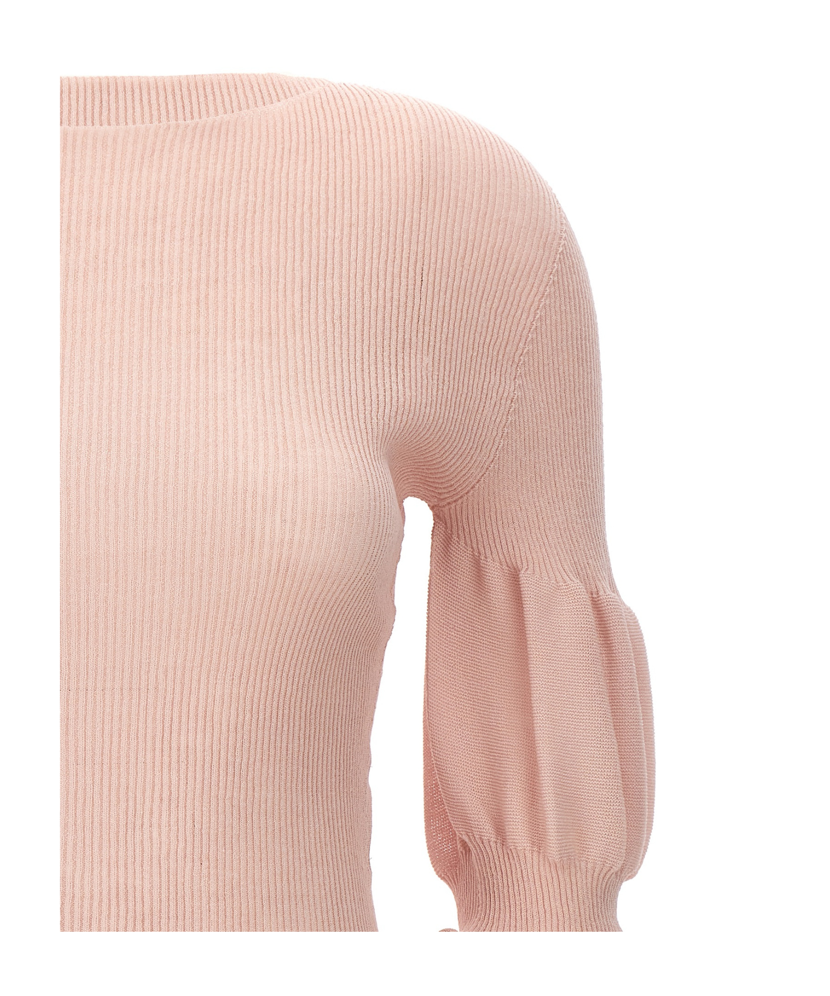 Issey Miyake Pink Assemblage Branch Top In Nude