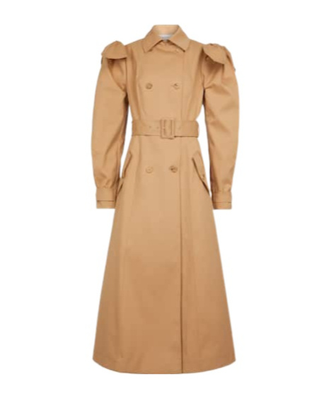 Gabriela Hearst Detachable Belt Trench Coat In Brown