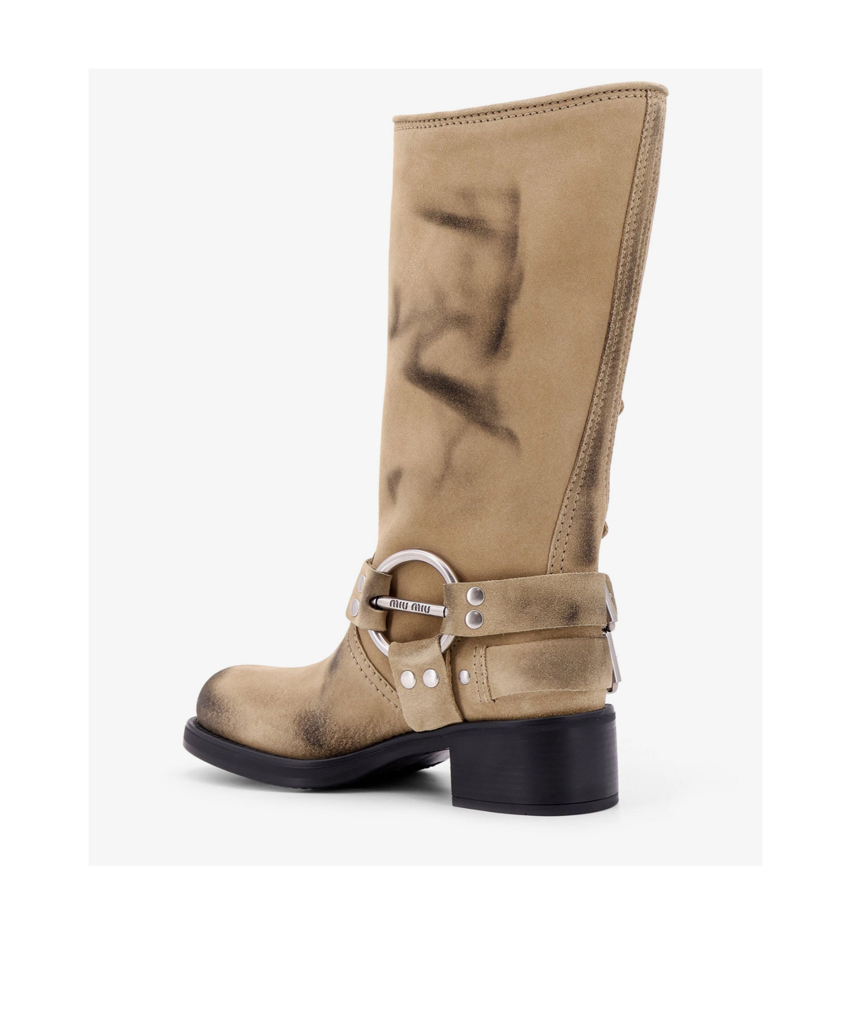 MIU MIU BIKER BUCKLE BOOTS