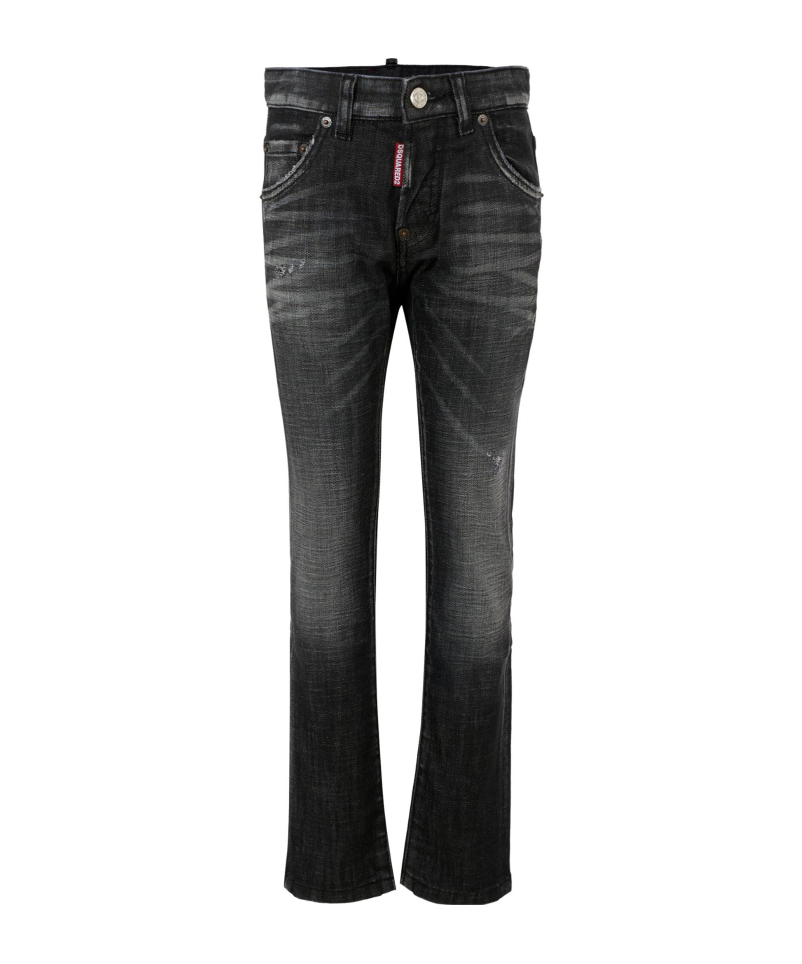 Dsquared2 Kids Cool Guy Distressed Jeans In Black