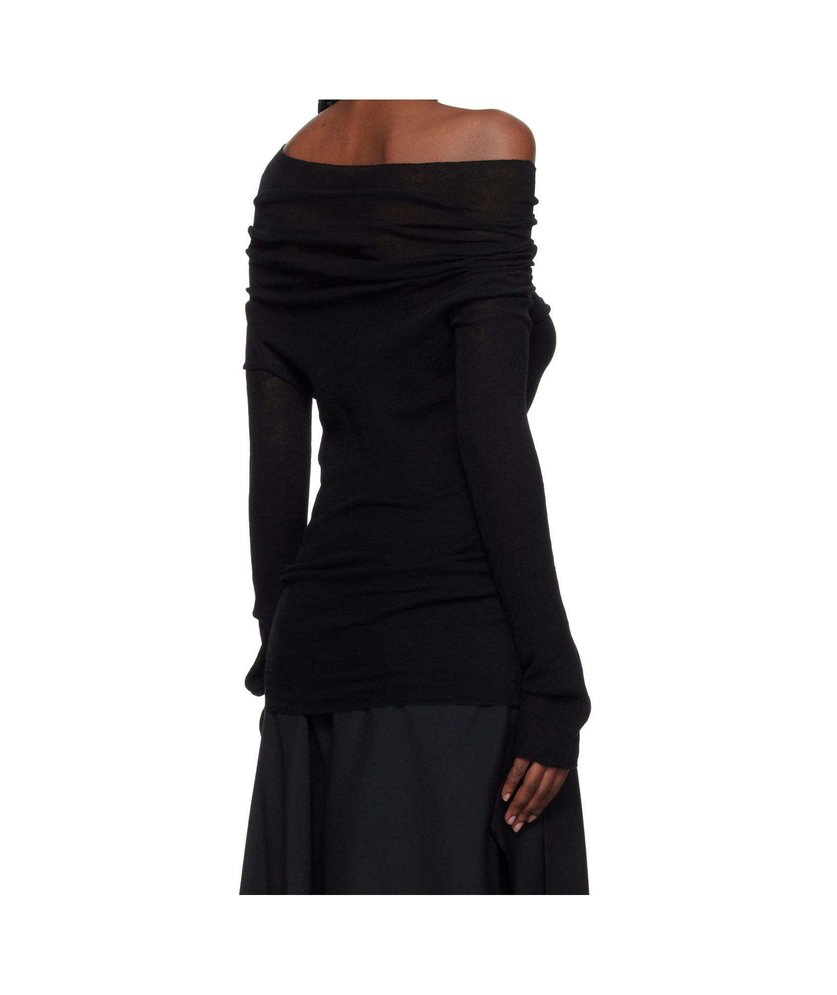 Ann Demeulemeester Long-sleeved T-shirt In Black