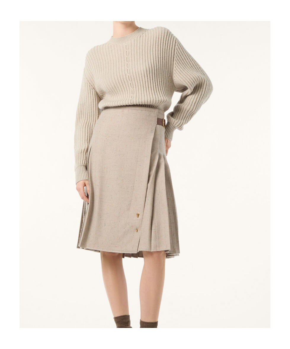 Loro Piana Plane Tree Crew Neck Sweater In Neutral