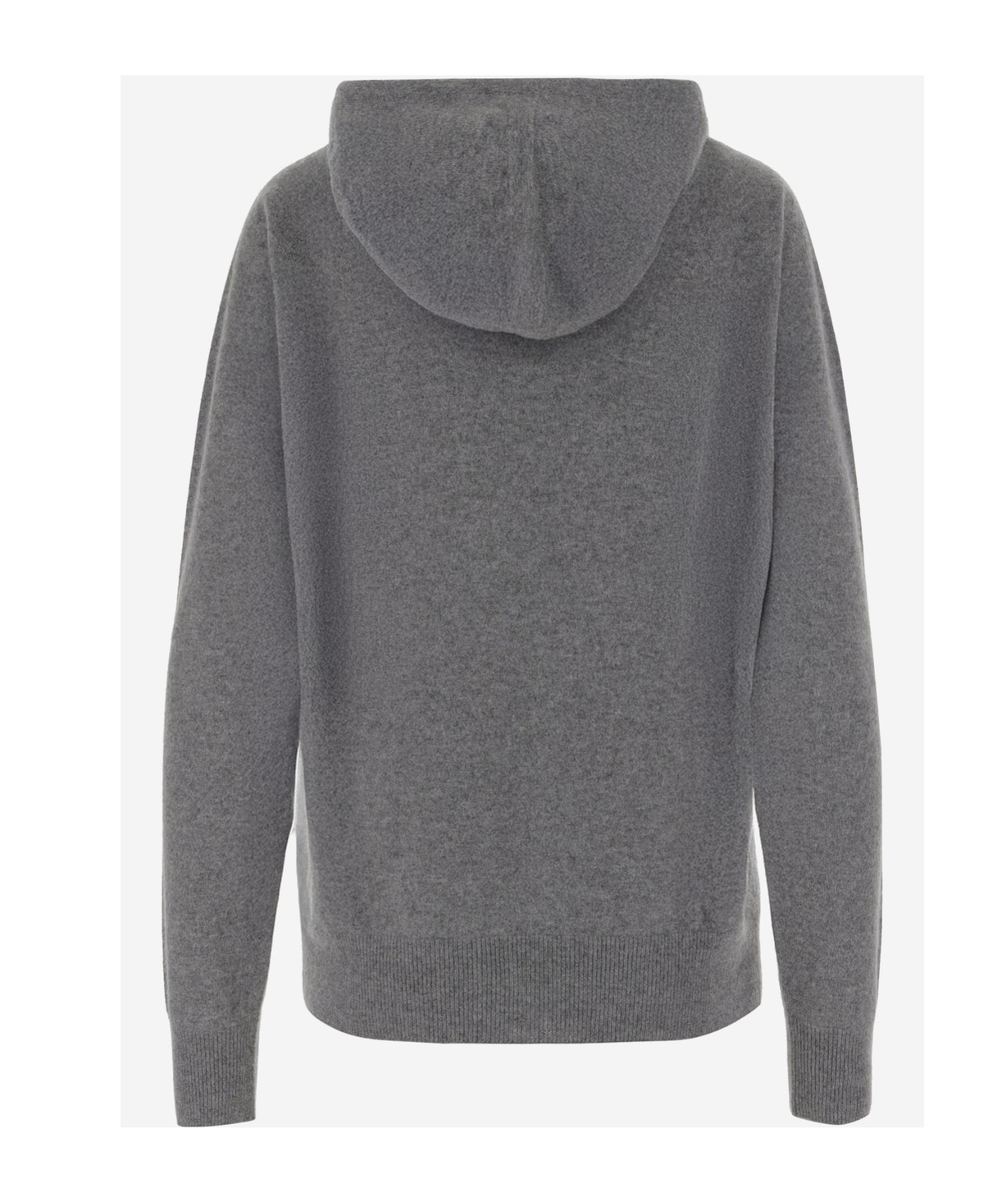 The Row Drawstring-hood Zip-front Cardigan In Gray