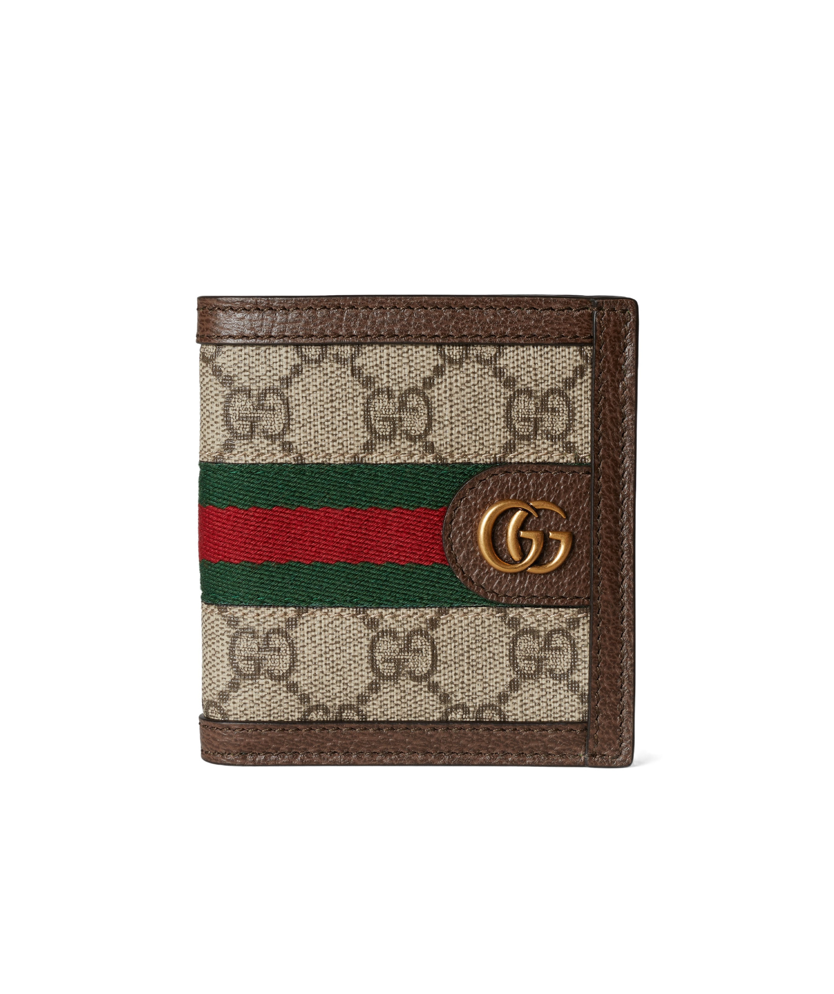 Gucci Ophidia Gg Supreme Wallet In Brown