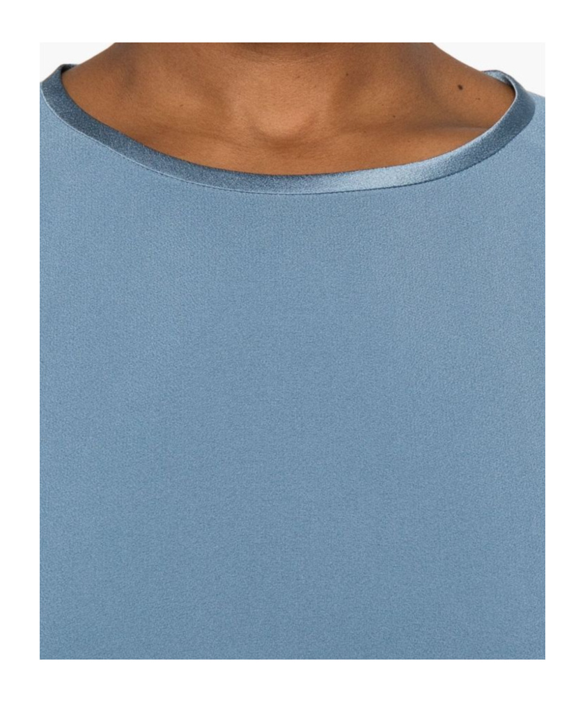 Forte Forte Satin Blouse In Blue