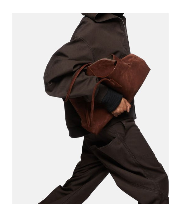 Attico Oversized Cotton Bomber Jacket With Hood In Black