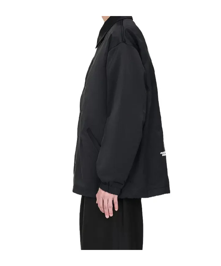 Y-3 Logo-printed Shirt Jacket In Blue