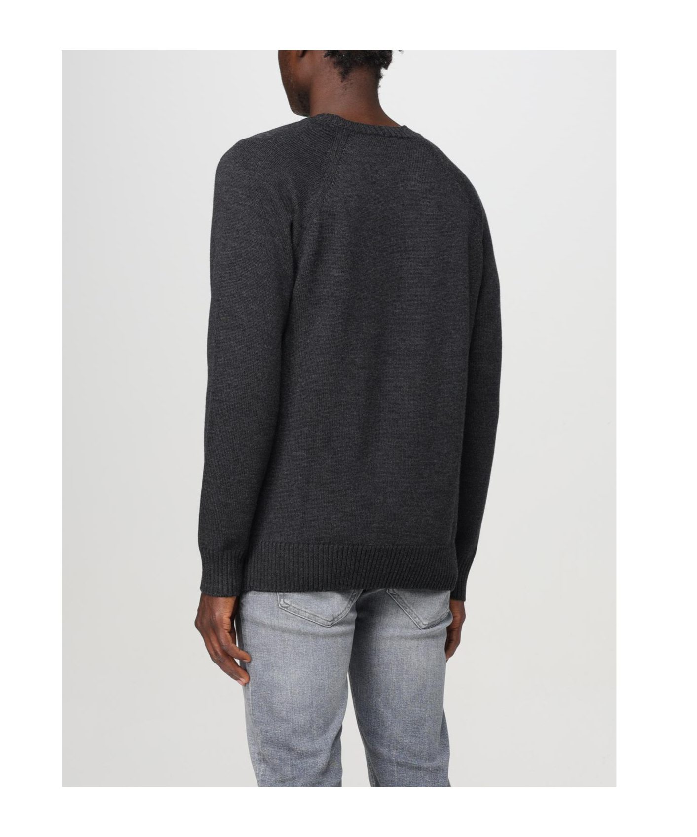 Paolo Pecora Round Neck Sweater In Green