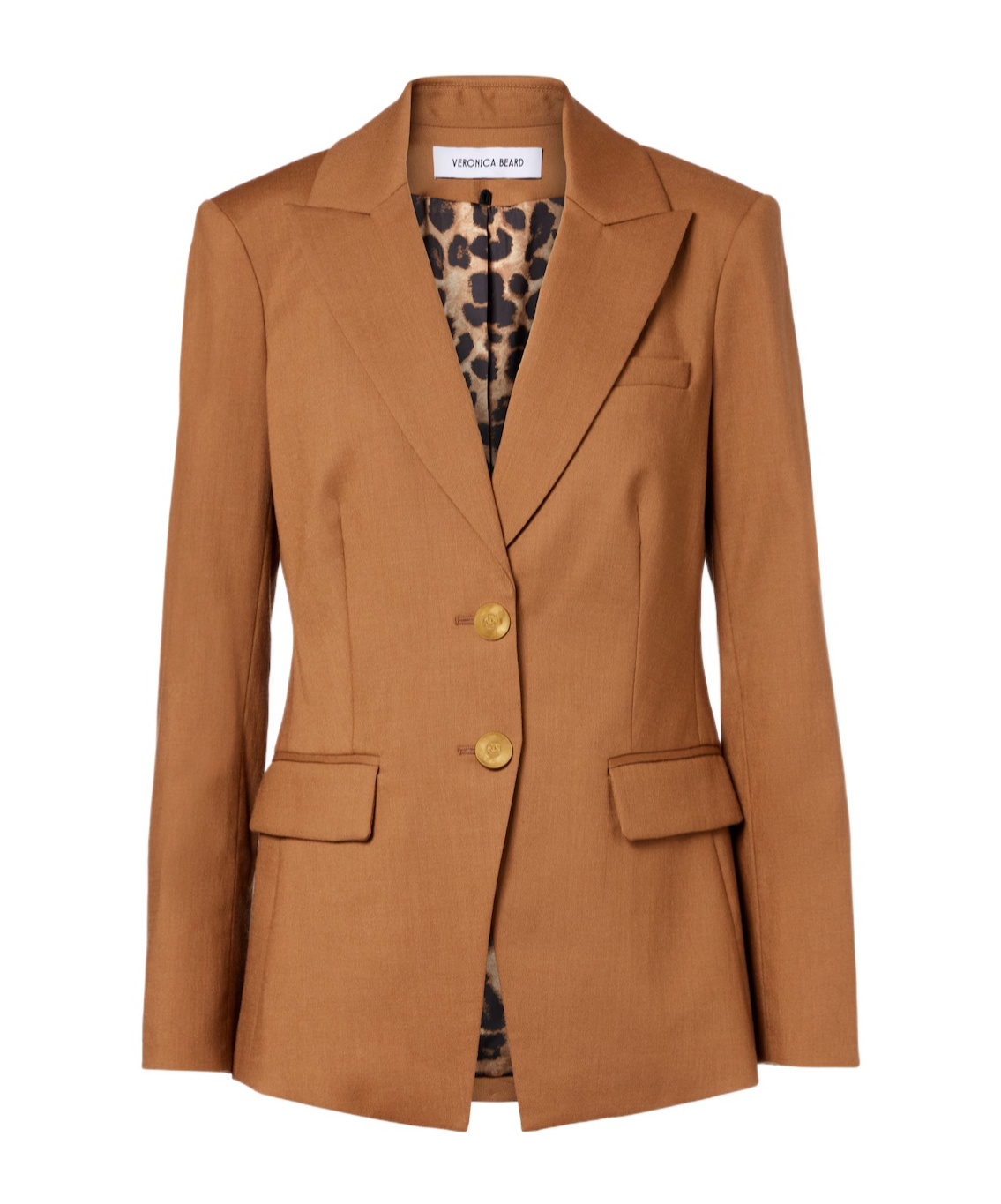 Veronica Beard Izara Wool Blazer In Brown
