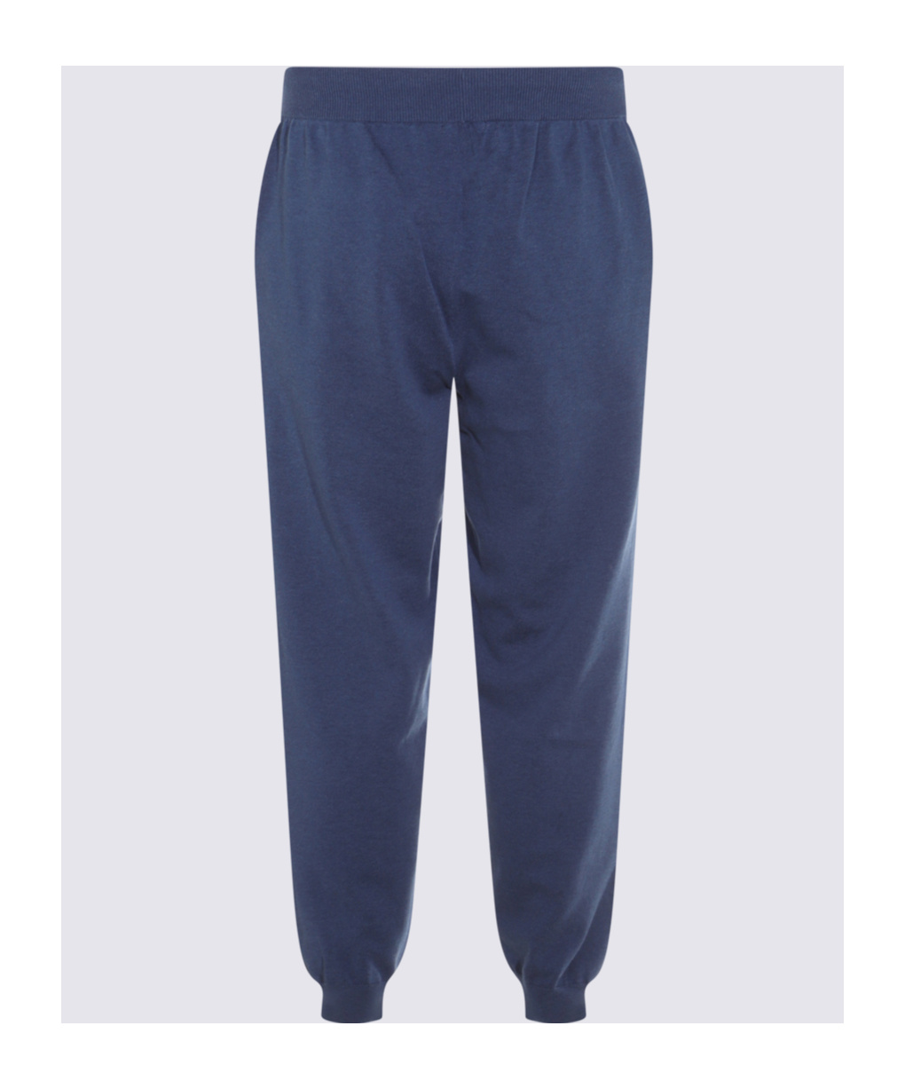 Malo Drawstring-waist Track Pants In Blue
