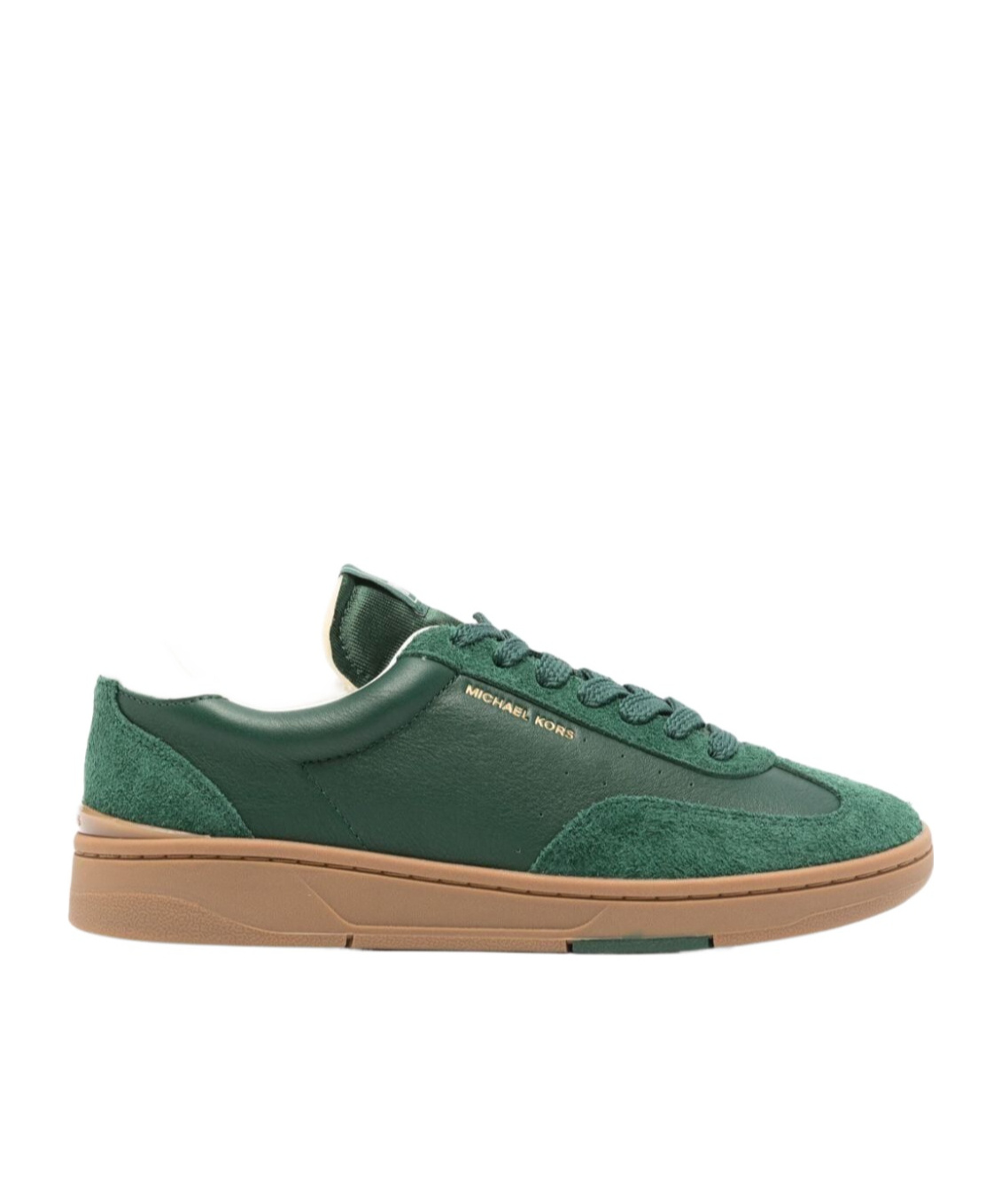 Michael Kors Wilton Lace Up Sneakers In Green