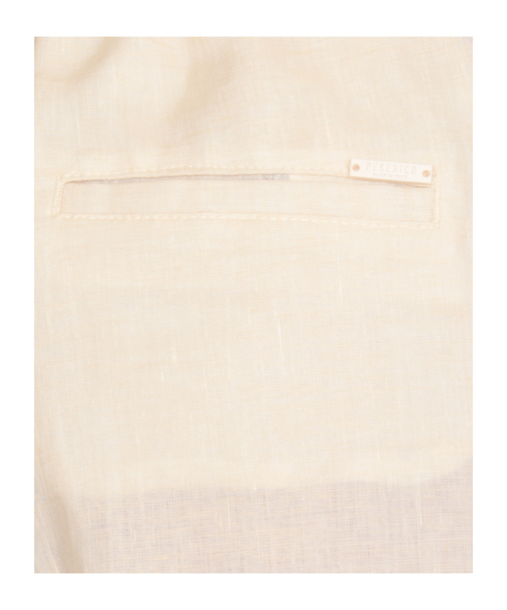 Peserico Drawstring Casual Pants In White