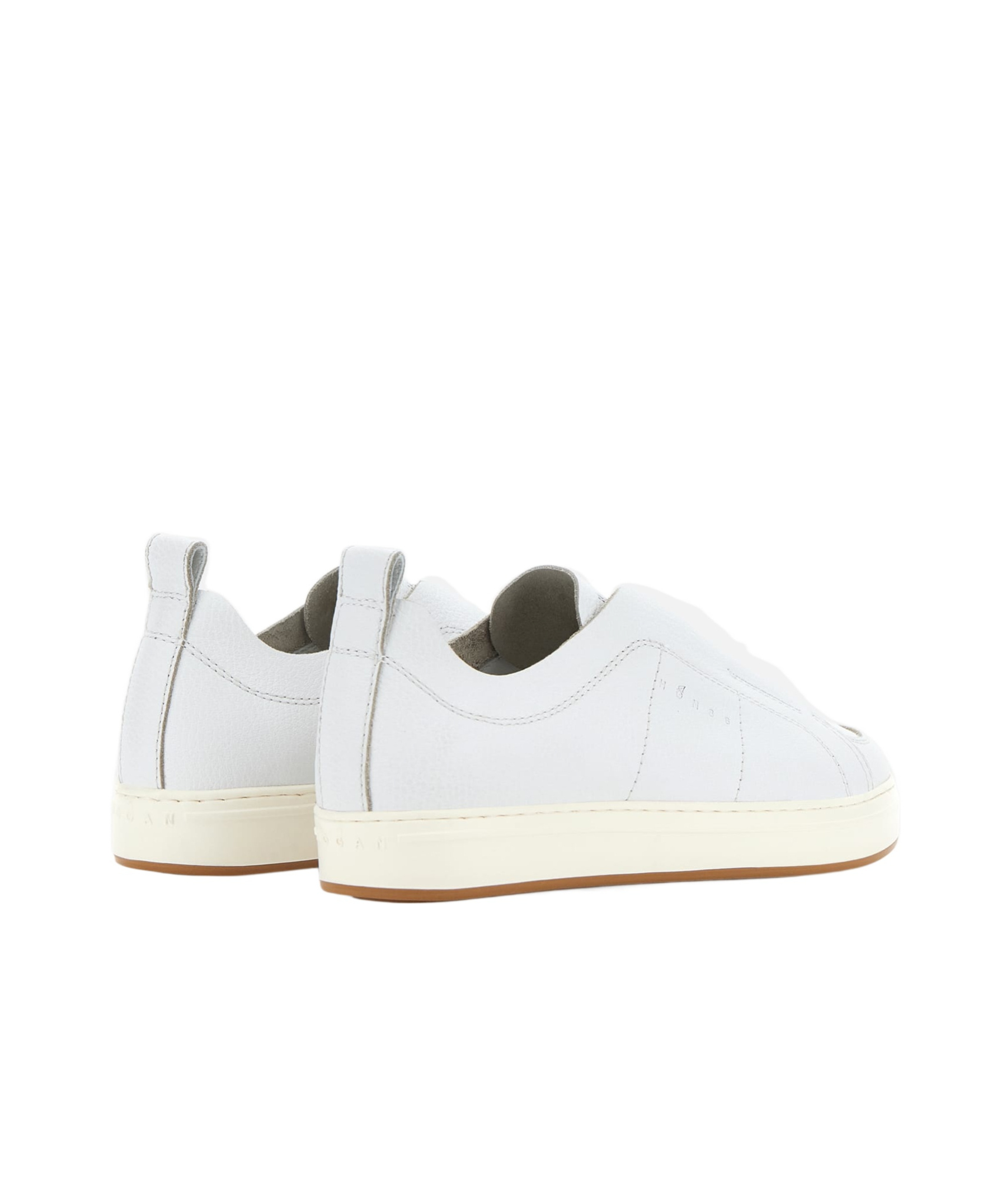 Hogan Round Head Low-cut Casual Shoes In White