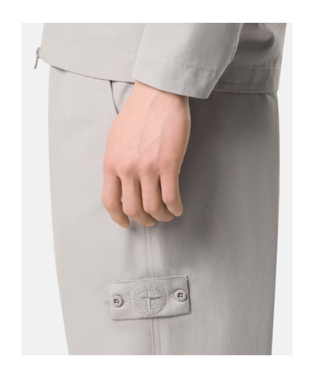 Stone Island Heren Casual Pants In Gray