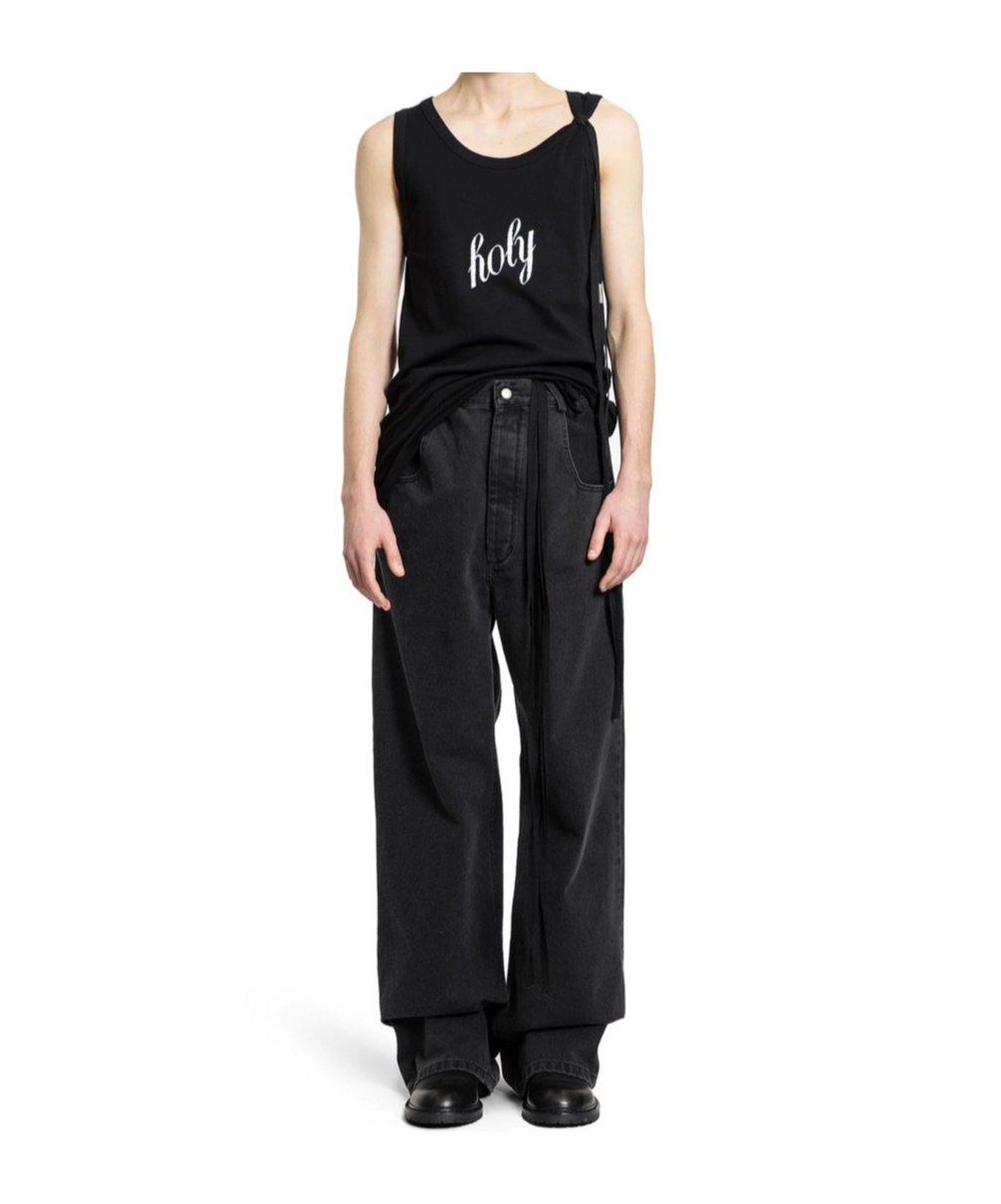 Ann Demeulemeester Sleeveless Vest In Black