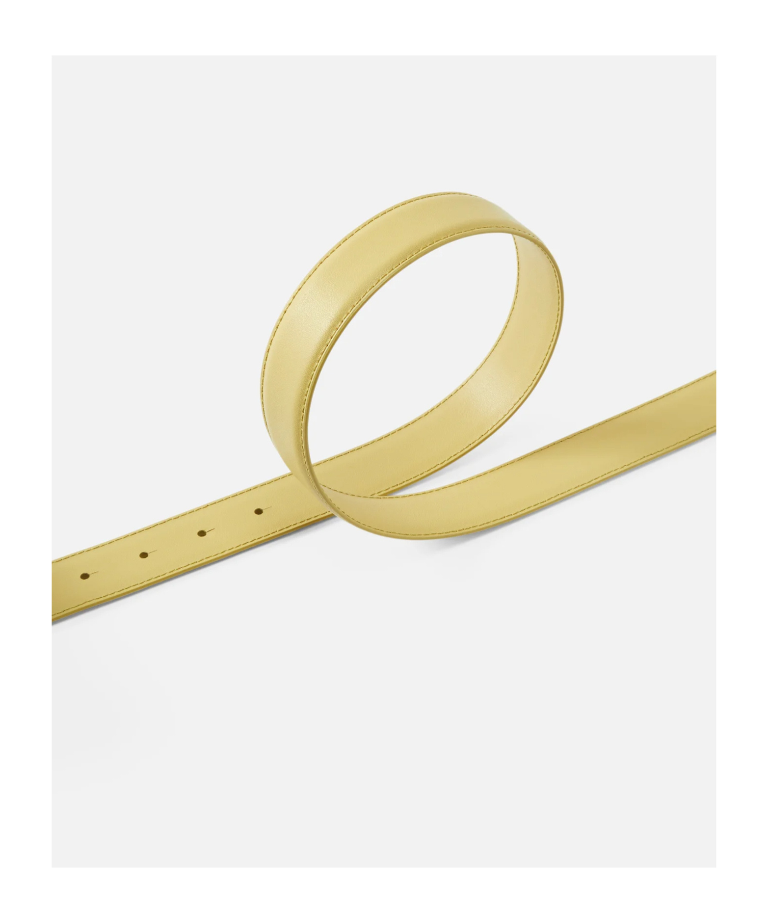Pinko Belt With Leather-covered Buckle, 3 Cm In Yellow