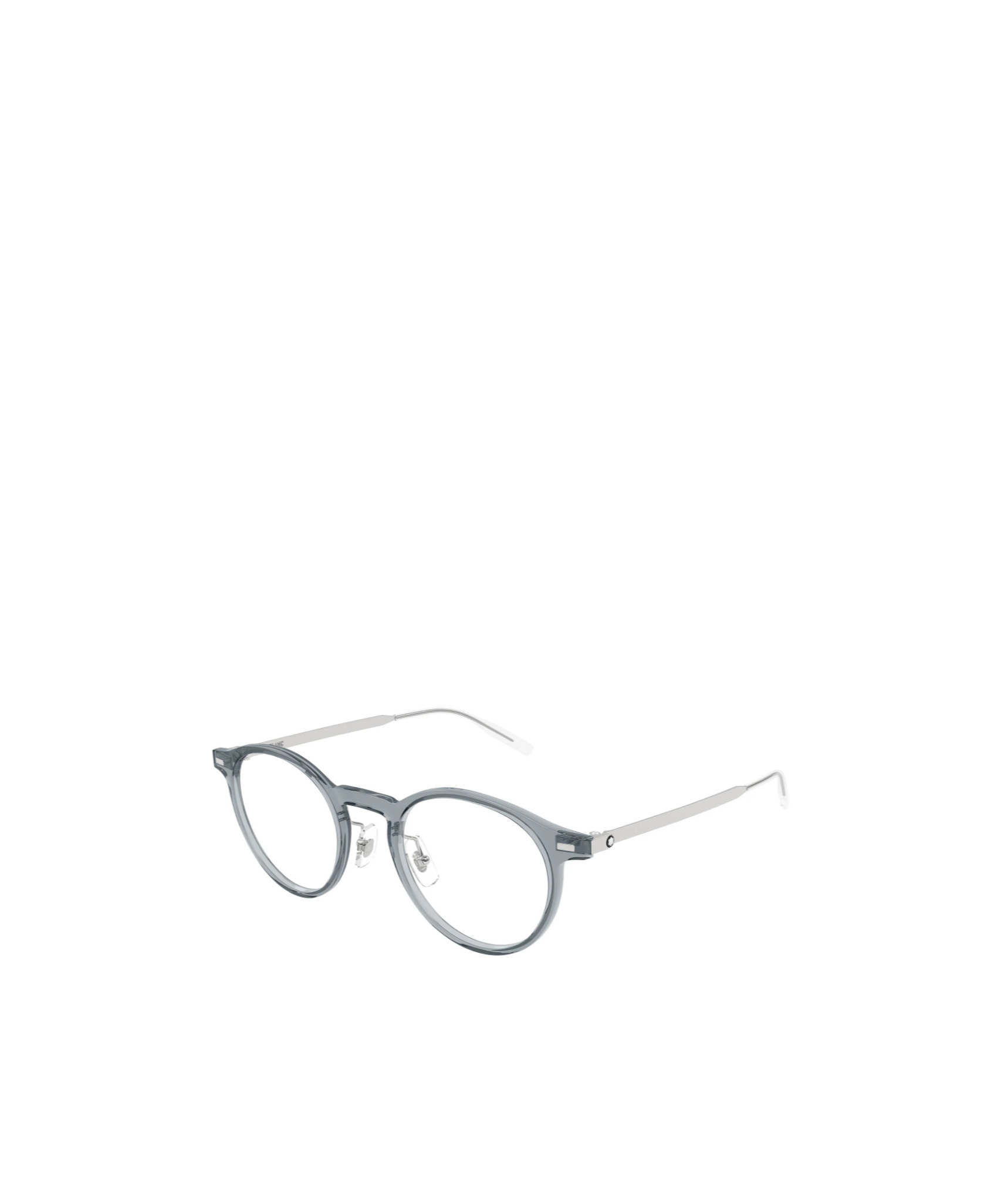 Montblanc Mb0426o Round-frame Glasses In Gray
