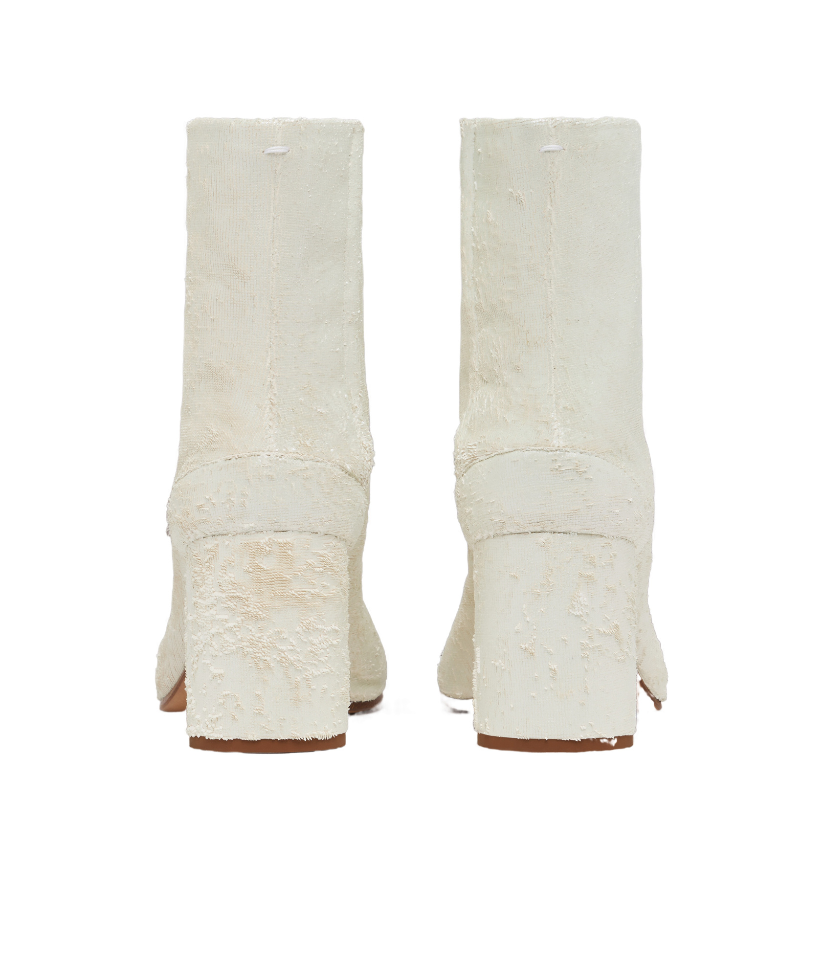 Shop Maison Margiela Tabi Ankle Boots In White