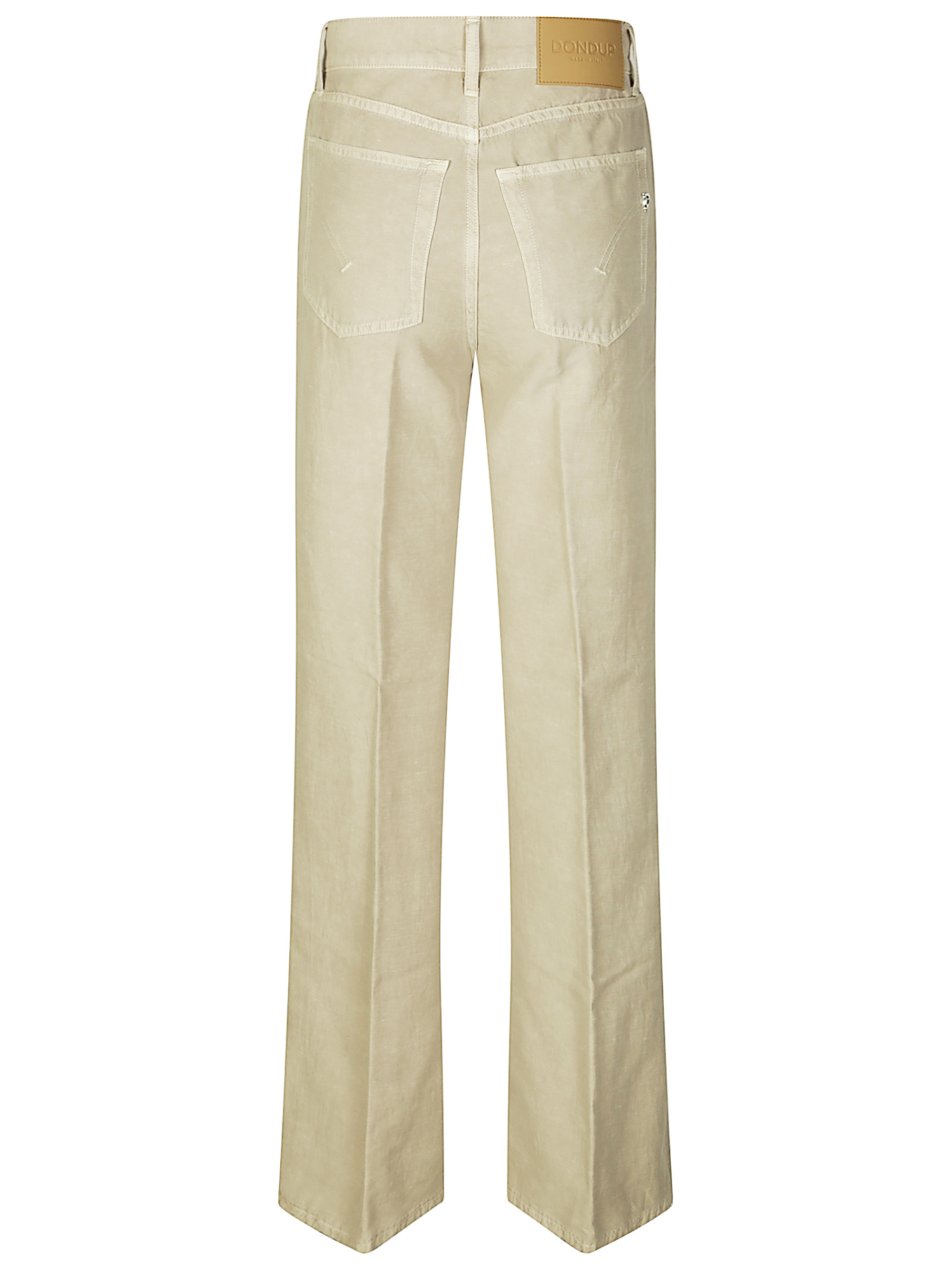 Dondup Amber Trousers With Pockets In Neutral