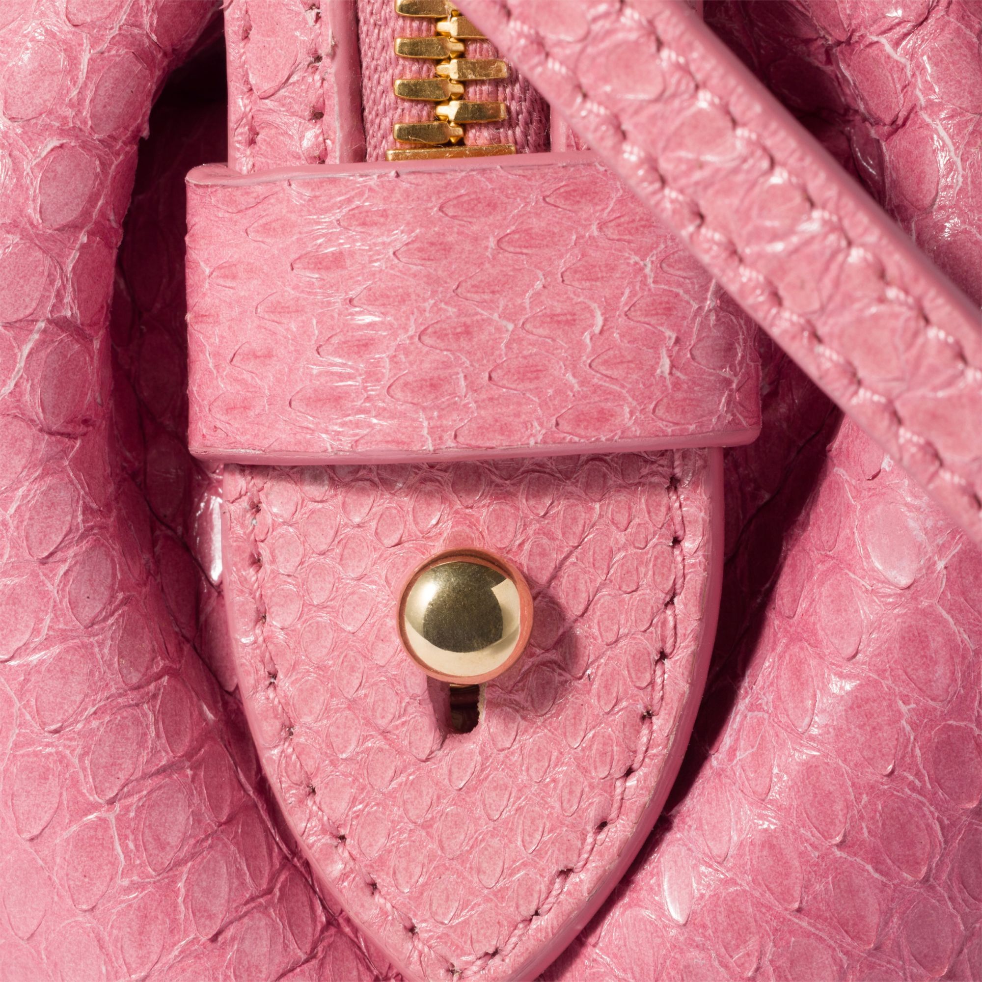 Miu Miu Ayers Leather Clutch In Pink
