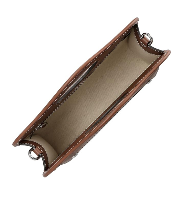 Burberry Logo-embroidered Tote Bag In Brown