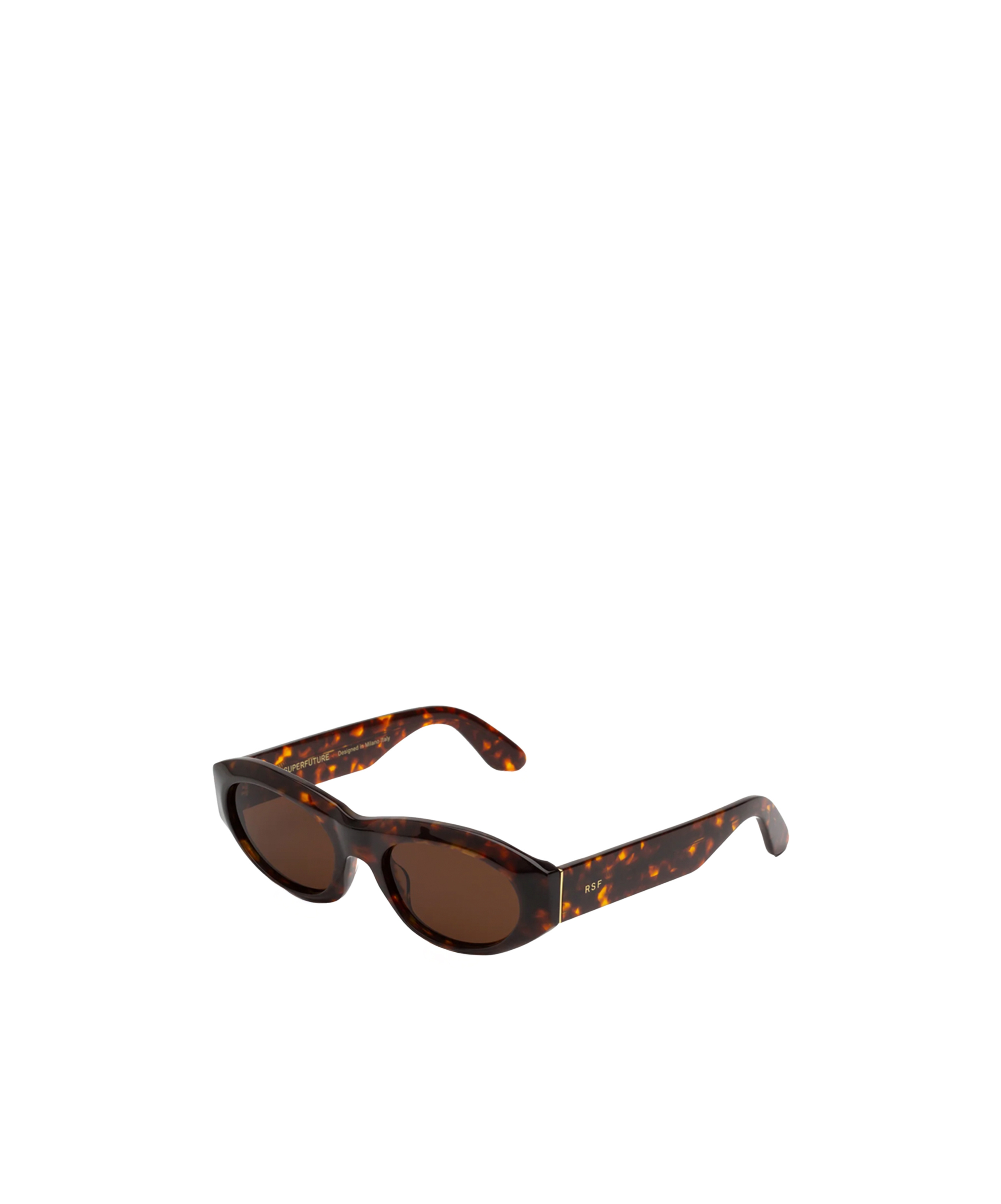 Retrosuperfuture Havana Geometric Sunglasses In Brown